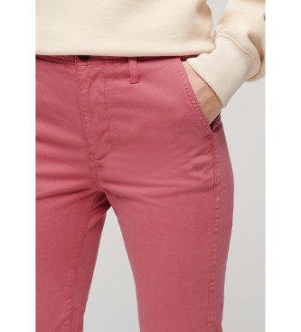 Superdry Chino rose  taille moyenne