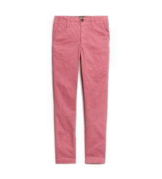 Superdry Chino rose  taille moyenne