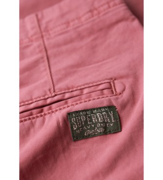 Superdry Chino rose  taille moyenne