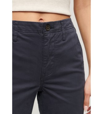 Superdry Medium marinbl chino-byxor