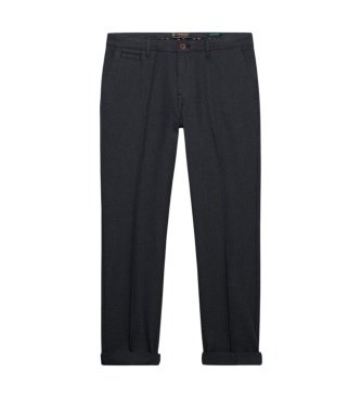 Superdry Slate Gray Premium Textured Regular Chinos