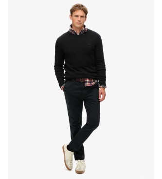 Superdry Pantalone Chino International nero