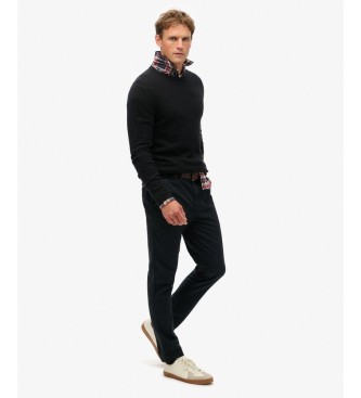 Superdry Pantalone Chino International nero