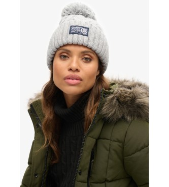 Superdry Bonnet tress gris