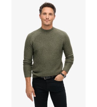 Superdry Thick green raglan jumper