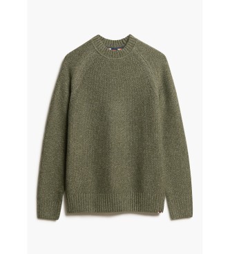 Superdry Thick green raglan jumper