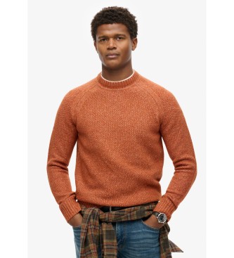 Superdry Thick orange raglan jumper