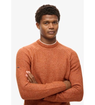 Superdry Thick orange raglan jumper