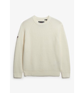 Superdry Camisola de inverno bege com raglan volumoso