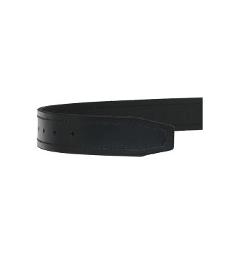 Superdry Leather Belt with black Vintage logo