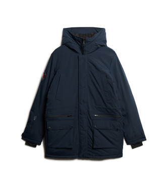 Superdry Veste parka matelasse City navy