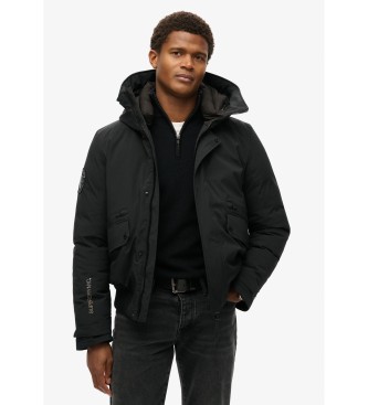 Superdry City Steppbomberjacke Schwarz