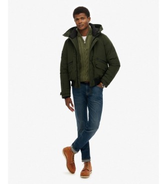 Superdry City Padded Bomber Jacket gr�n