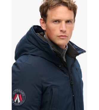 Superdry Parka imbottito City blu scuro