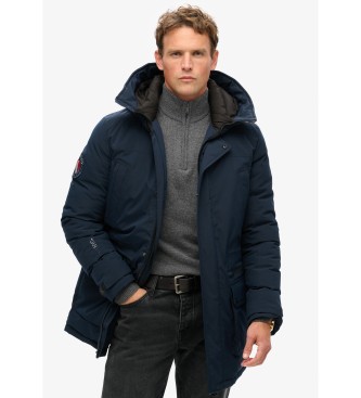 Superdry Parka imbottito City blu scuro