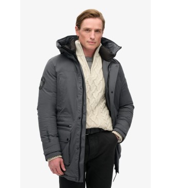 Superdry Gesteppter Parka City grau