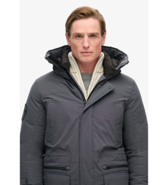 Superdry Quilted parka City grey