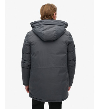 Superdry Prešita parka Mesto siva