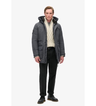 Superdry Quilted parka City grey