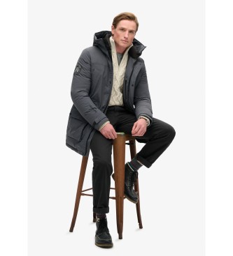 Superdry Parka acolchoada City cinzento