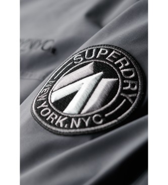 Superdry Gewatteerde parka City grijs