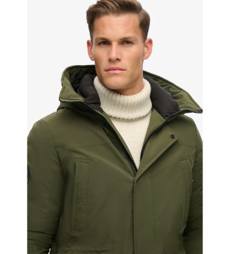 Superdry Quiltet parka City green