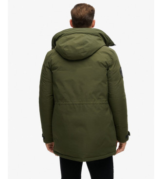 Superdry Parka acolchoada Verde cidade