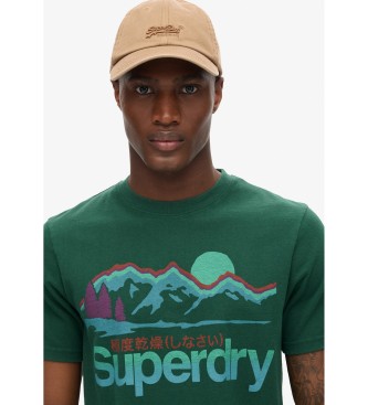 Superdry Cl Great Outdoors Grafik-T-Shirt grn