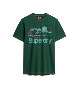 Superdry Cl Great Outdoors Grafik-T-Shirt grn