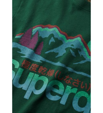 Superdry Cl Great Outdoors Grafik-T-Shirt grn