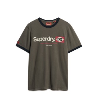 Superdry Core Ringer Workwear grn T-shirt