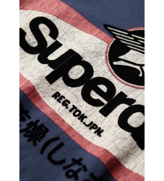 Superdry Core Ringer Workwear marinbl T-shirt