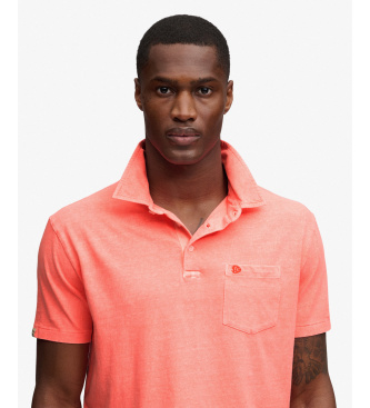 Superdry Polo Classic Coral Linen