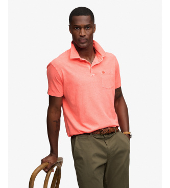 Superdry Polo Classic Coral Linen