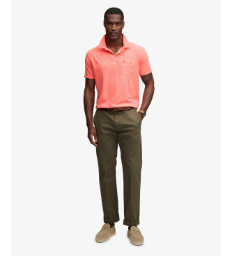 Superdry Polo Classic Coral Linen