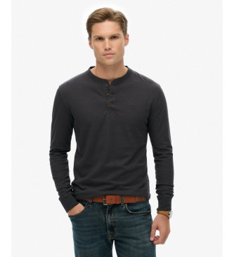 Superdry Klassisches Grovater-T-Shirt schwarz