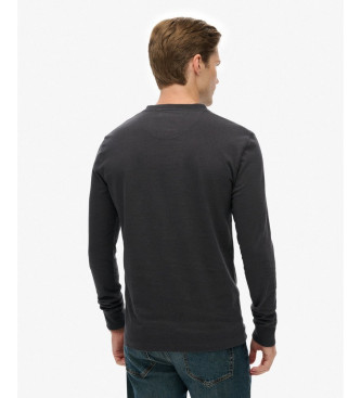 Superdry Klassisches Grovater-T-Shirt schwarz