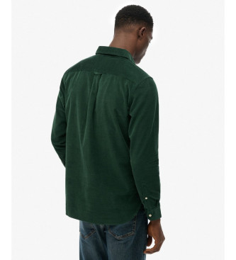 Superdry Klasyczna koszulka Needle Cord w kolorze zielonym