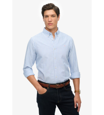 Superdry Camicia classica Oxford blu