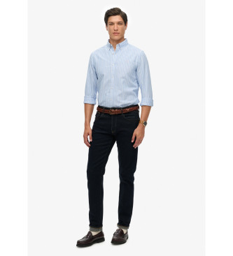 Superdry Camicia classica Oxford blu