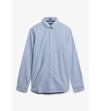 Superdry Camicia classica Oxford blu