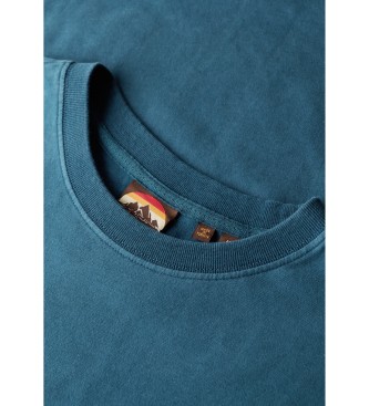 Superdry Classic Core Logo Shadow T-shirt blau