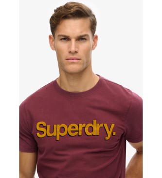 Superdry Classic Core Logo T-shirt rød