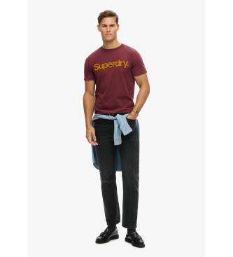 Superdry Classic Core Logo T-shirt rød
