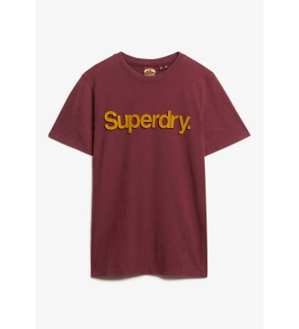 Superdry Classic Core Logo T-shirt rød