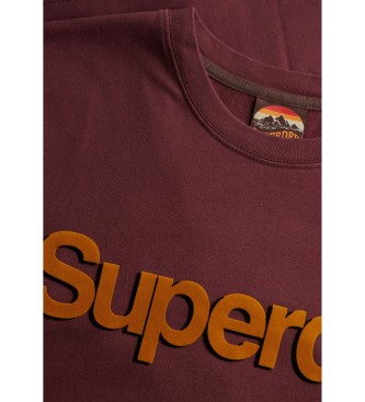Superdry Classic Core Logo T-shirt rød