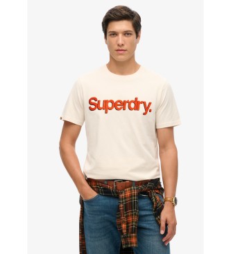 Superdry Classic Core Logo Shadow beige T-shirt