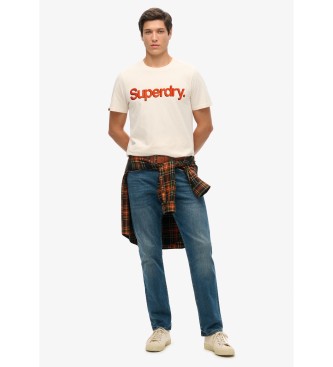 Superdry Classic Core Logo Shadow beige T-shirt