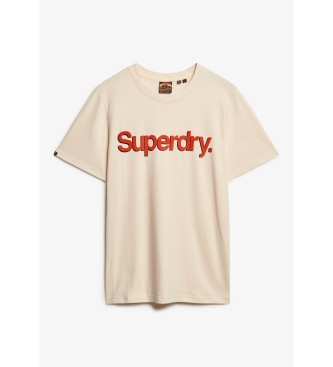 Superdry Classic Core Logo Shadow beige T-shirt