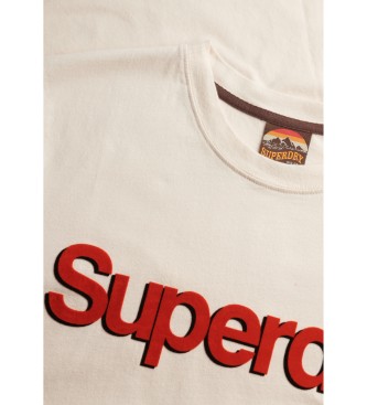 Superdry Classic Core Logo Shadow beige T-shirt
